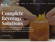 Tablet Screenshot of bnbbartending.com
